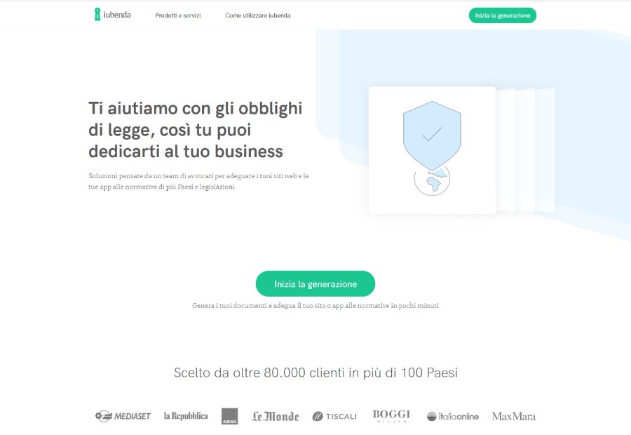 Immagine Creazione Sito Web privacy&cookie policy